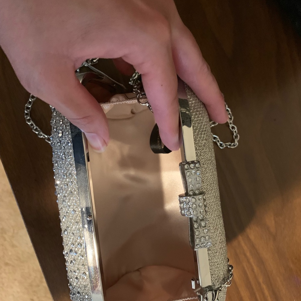 Glittery INC clutch with chain - Picture 4 of 4